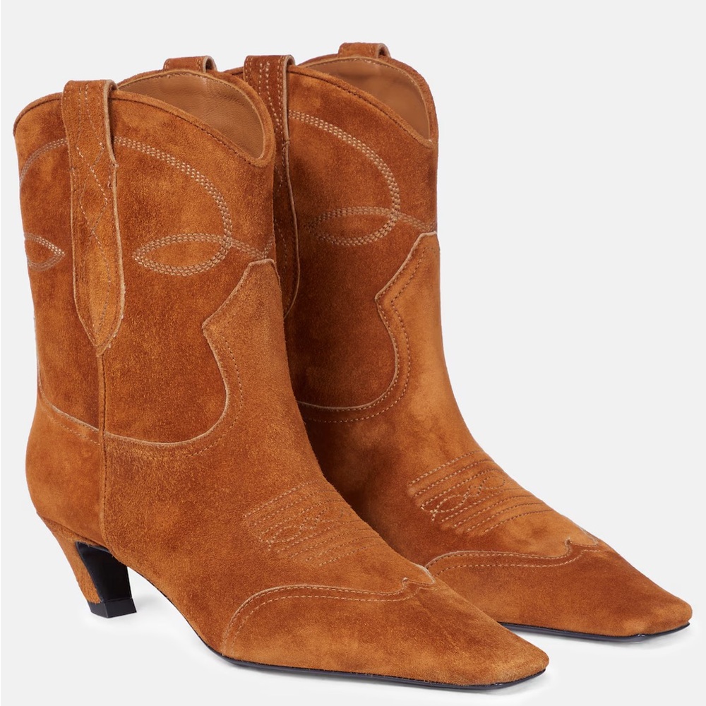 KHAITE Dallas Ankle Boots